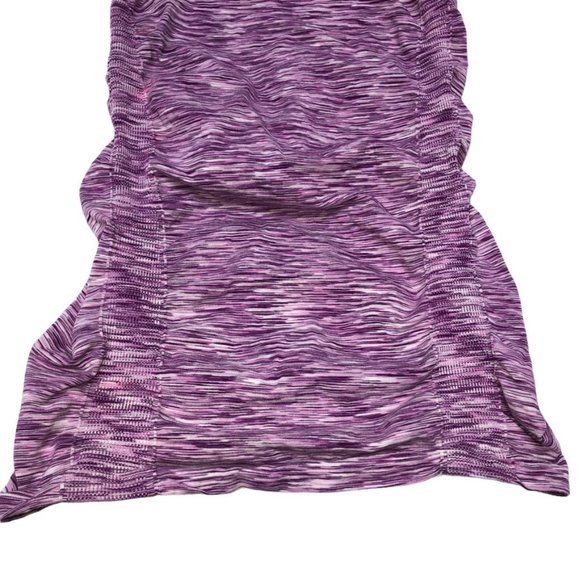Athleta purple stripe muscle tee tank top work out S - Picture 3 of 9